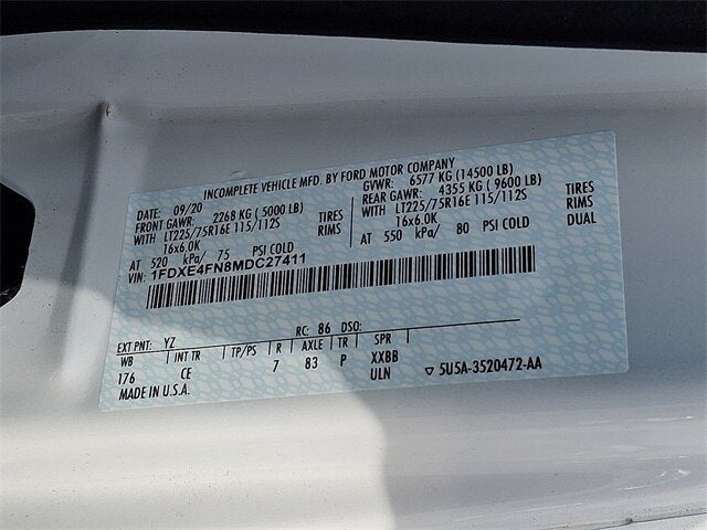 2021 Ford E-450SD Base DRW