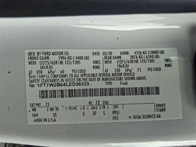 2020 Ford F-250SD XLT