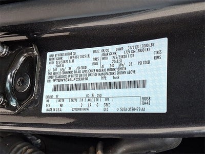 2020 Ford F-150 Platinum