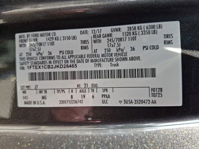 2018 Ford F-150 XLT
