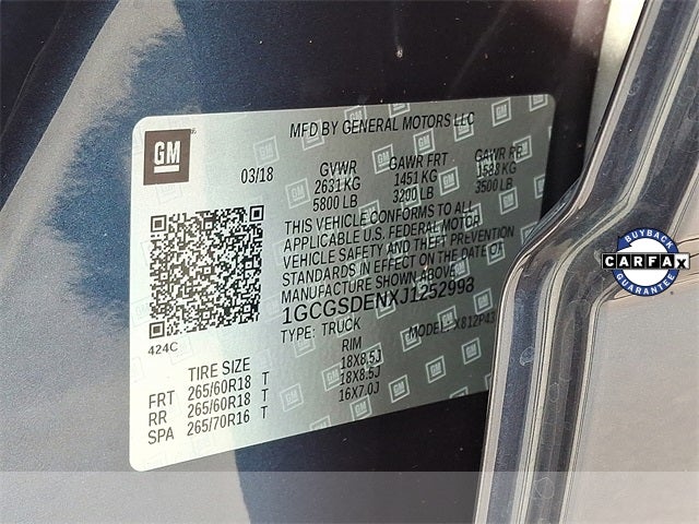 2018 Chevrolet Colorado Z71