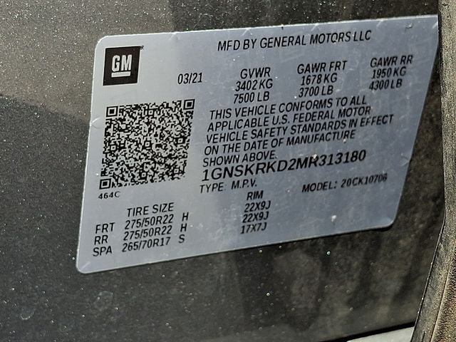 2021 Chevrolet Tahoe RST