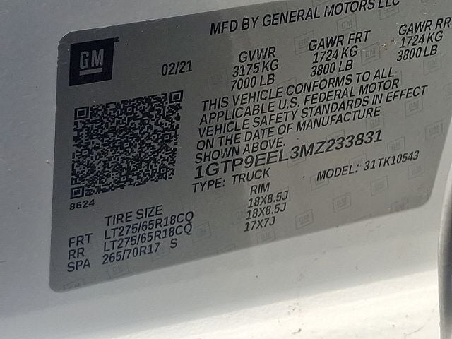 2021 GMC Sierra 1500 AT4