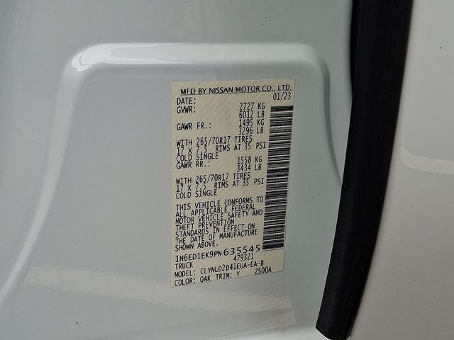 2023 Nissan Frontier PRO-4X