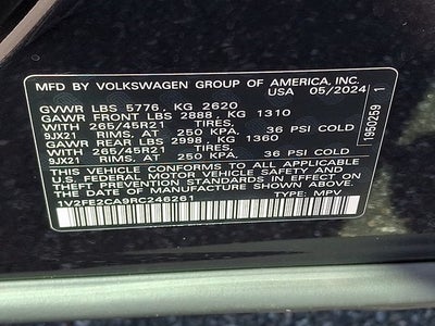 2024 Volkswagen Atlas Cross Sport 2.0T SEL Premium R-Line