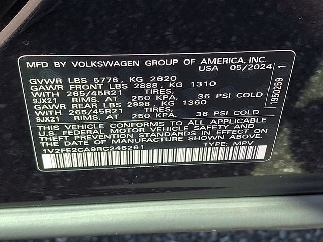 2024 Volkswagen Atlas Cross Sport 2.0T SEL Premium R-Line