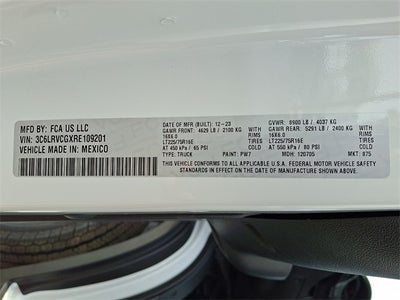 2024 RAM ProMaster 2500 High Roof 136 WB