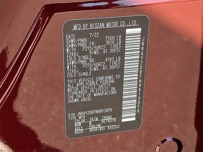 2022 Nissan Armada Platinum