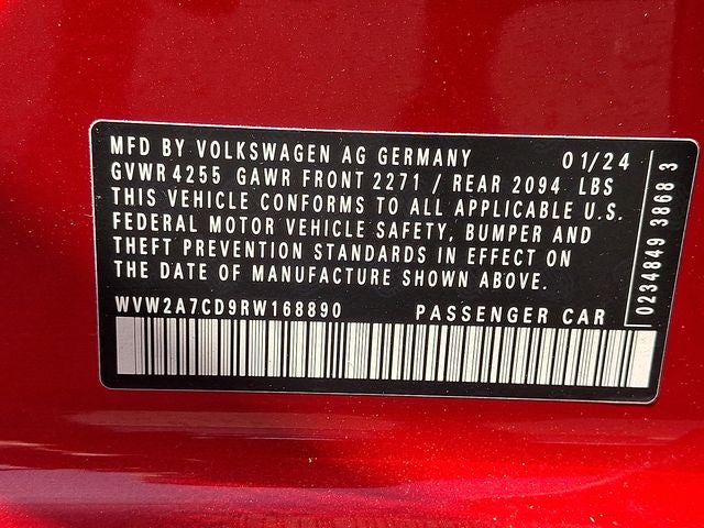 2024 Volkswagen Golf GTI SE