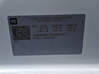 2025 Chevrolet Silverado 3500HD Work Truck