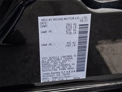 2024 Nissan Altima SV FWD