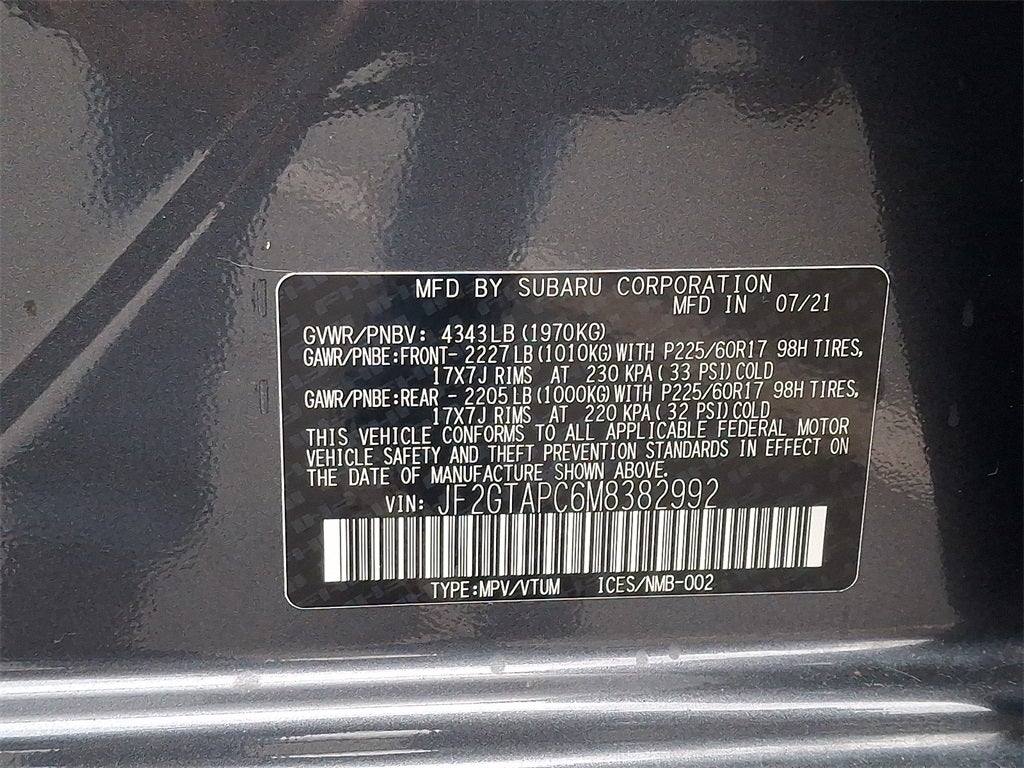 2021 Subaru Crosstrek Premium