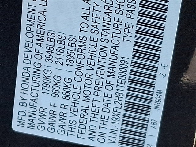 2026 Honda Civic Sport