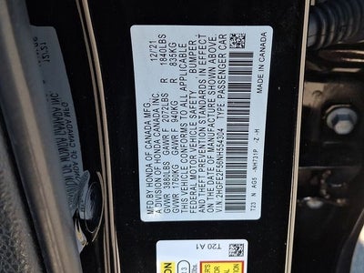 2022 Honda Civic Sport