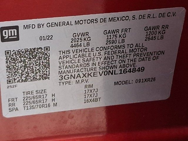 2022 Chevrolet Equinox LT