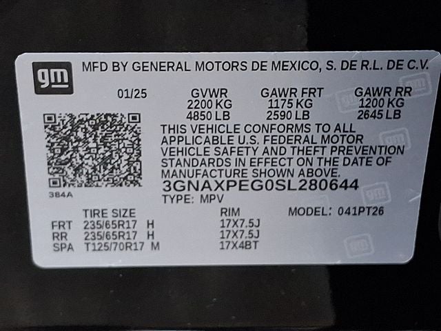 2025 Chevrolet Equinox LT