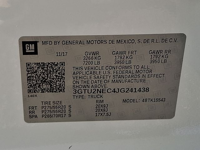 2018 GMC Sierra 1500 SLT