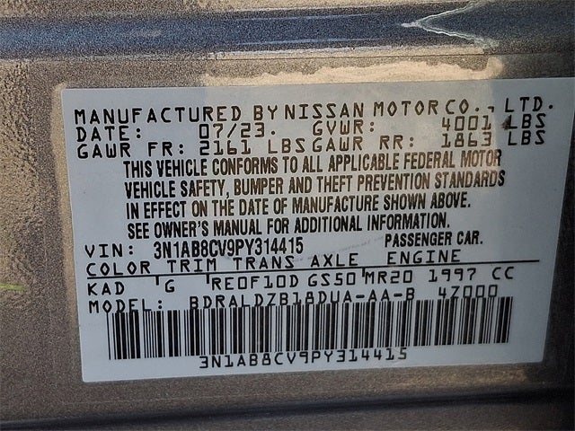 2023 Nissan Sentra SV