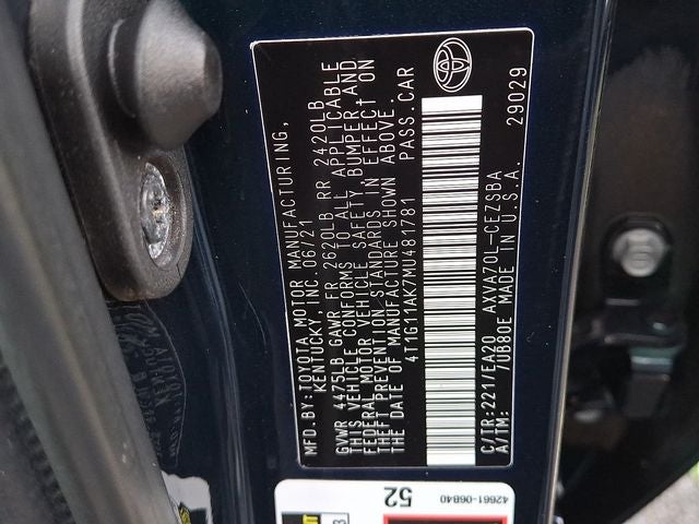 2021 Toyota Camry SE