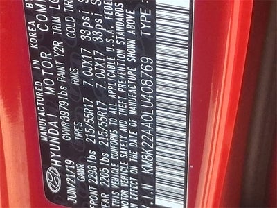 2020 Hyundai Kona SEL