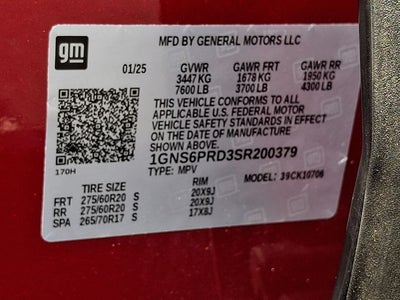 2025 Chevrolet Tahoe Z71