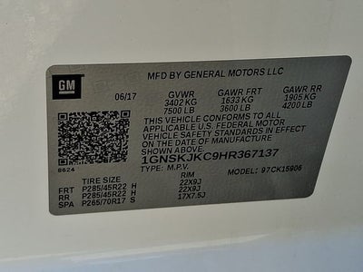 2017 Chevrolet Suburban Premier