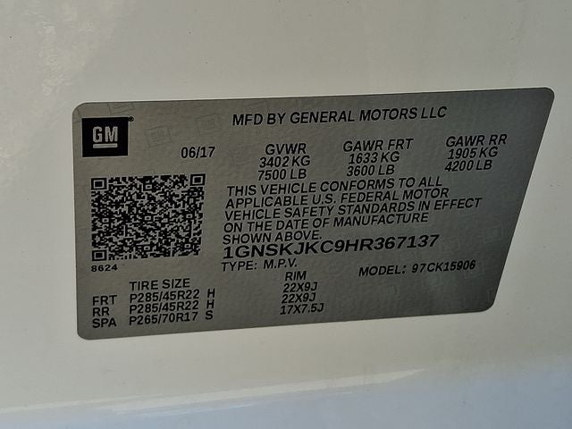 2017 Chevrolet Suburban Premier
