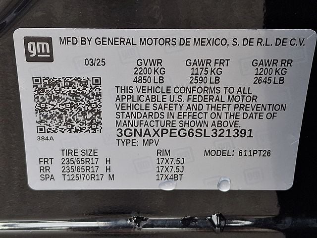 2025 Chevrolet Equinox LT