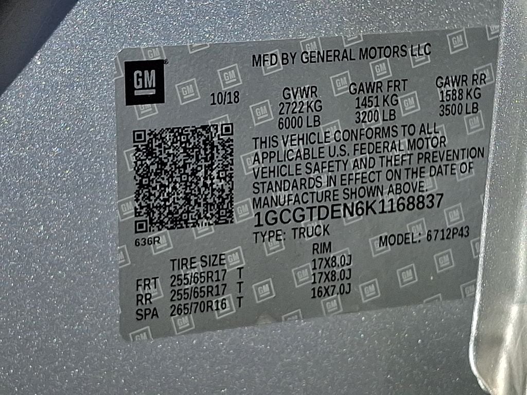 2019 Chevrolet Colorado Z71