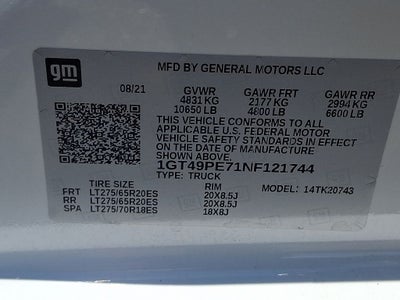 2022 GMC Sierra 2500HD AT4