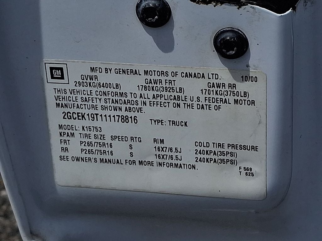 2001 Chevrolet Silverado 1500 LT