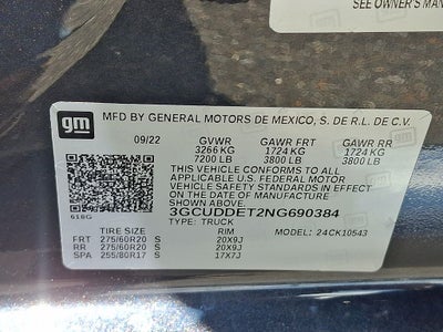 2022 Chevrolet Silverado 1500 LT LT1