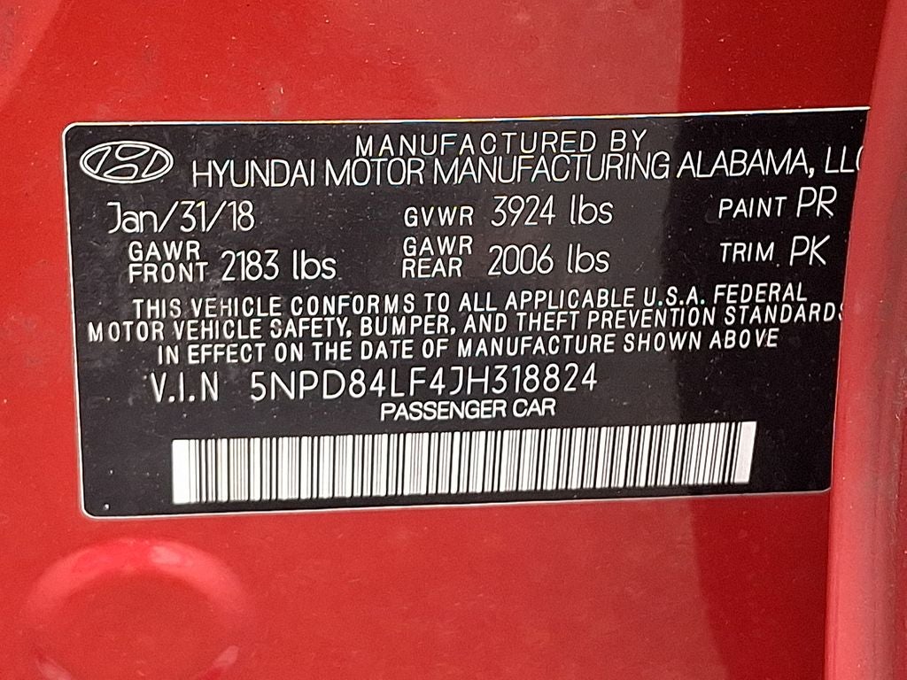 2018 Hyundai Elantra SEL