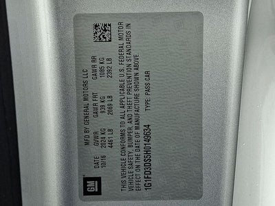 2017 Chevrolet Camaro 2LT 2LT