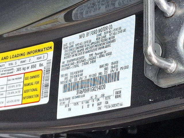 2016 Ford Fusion SE