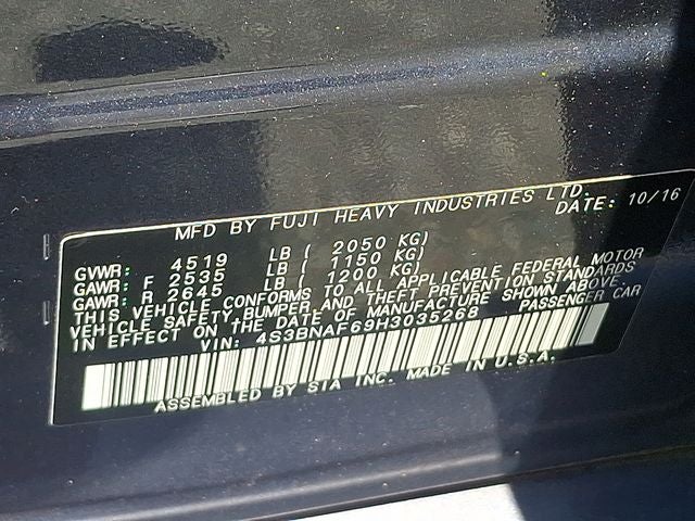 2017 Subaru Legacy 2.5i Premium