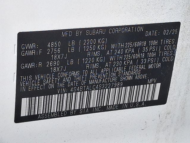 2025 Subaru Outback Onyx Edition