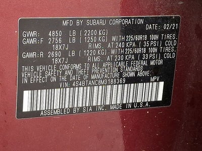 2021 Subaru Outback Limited