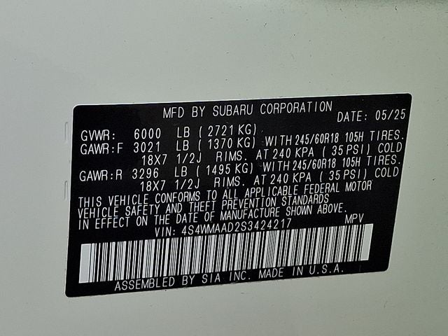 2025 Subaru Ascent Premium