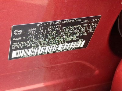 2022 Subaru Ascent Limited