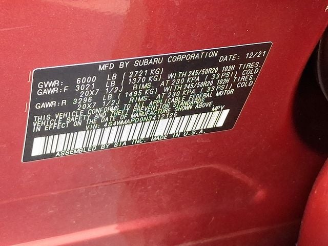 2022 Subaru Ascent Limited