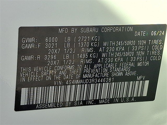 2024 Subaru Ascent Limited