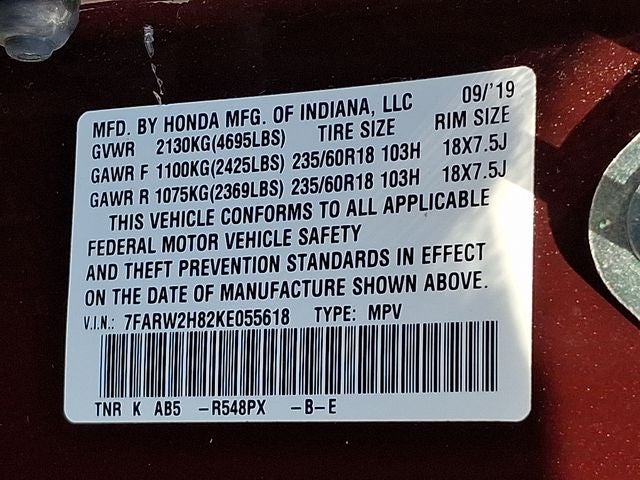 2019 Honda CR-V EX-L