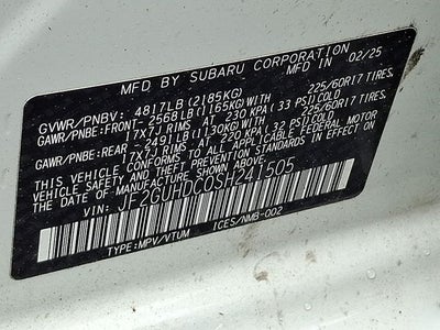 2025 Subaru Crosstrek Premium