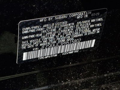 2023 Subaru Forester Sport