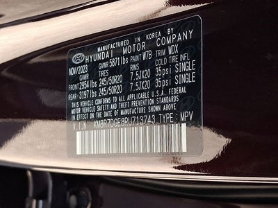 2024 Hyundai Palisade Calligraphy