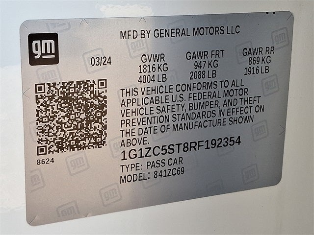 2024 Chevrolet Malibu LS 1FL