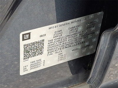 2019 Chevrolet Colorado ZR2