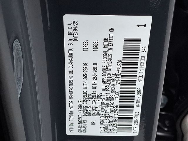 2025 Toyota Tacoma Hybrid TRD Pro