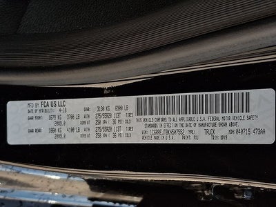 2019 RAM All-New 1500 Laramie